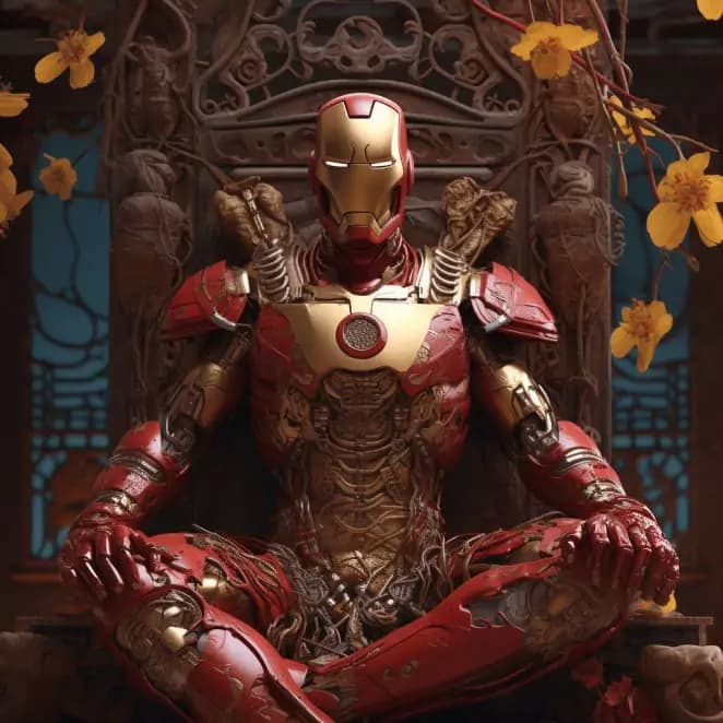 Iron Man + Buddha